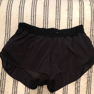 Size 10 lululemon hotty hot shorts